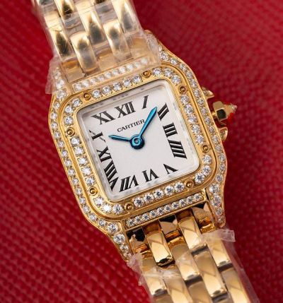 Cartier Panthere De 19*25mm 316L Steel Imported Quartz Movement Watch